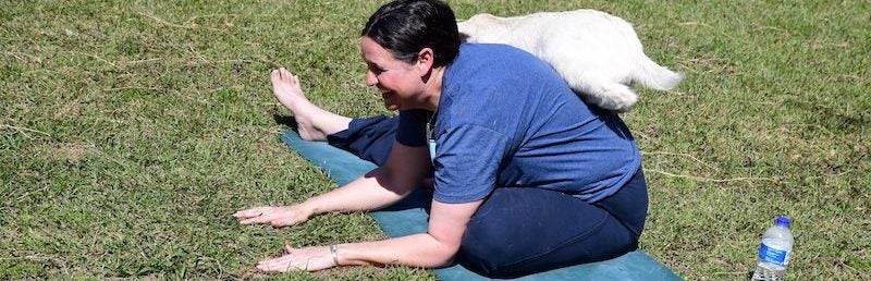 Yoga + Goats: Outdoor sessions held at local farm